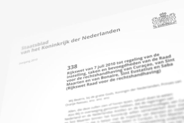 Raad voor de rechtshandhaving luidt de noodklok bij de Staten en de Rijksministerraad over de Point Blanche gevangenis en huis van bewaring.